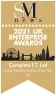 Award win logo for the UK Enterprise Awards 2021