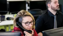 Woman providing remote IT Support