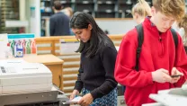 School students using PaperCut Hive