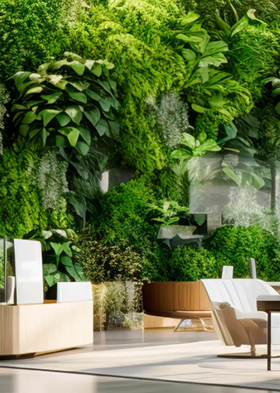 Living green wall